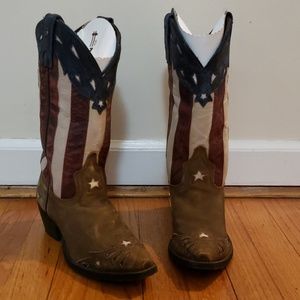 Laredo American Flag Boots
